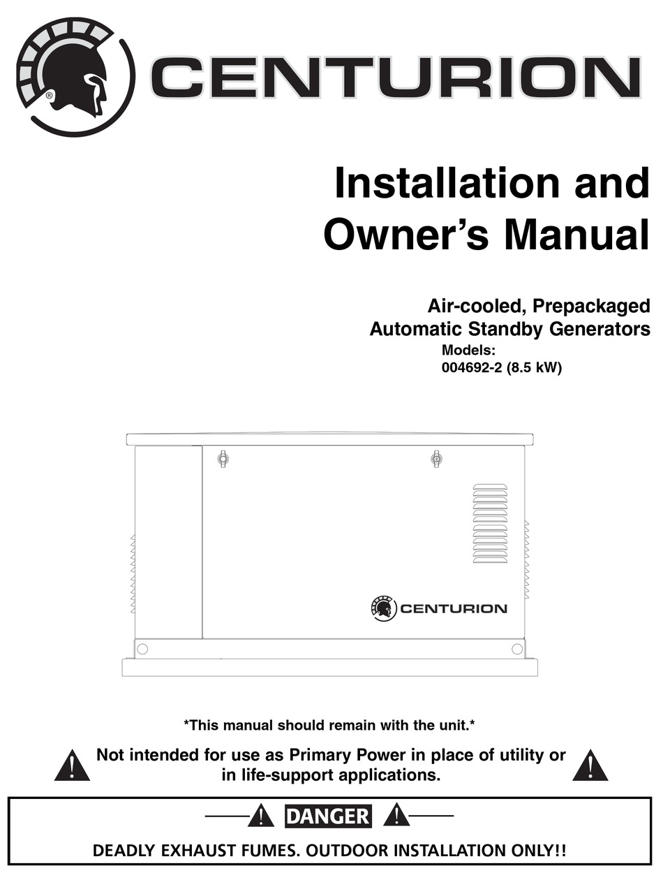 Generac 22kw Installation Manual Pdf