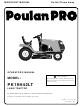 Poulan Pro PP185H42 Operator's Manual