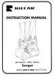 Riccar SERGER RL 603 Instruction Manual