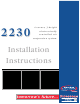 Firestone IntelliRide 2230 Installation Instructions Manual