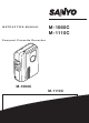 Fisher M-1110C Instruction Manual
