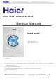 HAIER HW-C1470TVE-F - SERVICE Service Manual