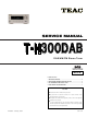 Teac T-H300DAB Service Manual