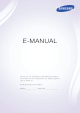Samsung Smart TV E-Manual