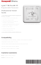 Honeywell Lyric T6 Pro Wi-Fi Professional Install Manual