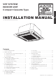 Fujitsu Airstage AUXB07L Installation Manual