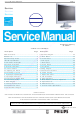 Philips 170V7 Service Manual