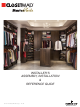 Closet Maid MASTERSUITE Installer's Assembly, Installation & Reference Manual