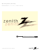 Zenith H27E55DT Operating Manual & Warranty