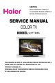 Haier L37TA6A Service Manual