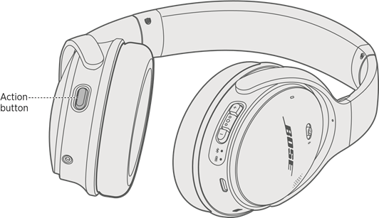 Bose - QUIETCOMFORT 35 II - Action button functions Action button functions