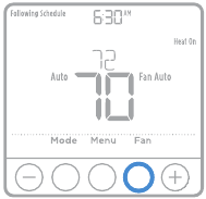Honeywell - T6 Pro - Fan operation settings Fan operation settings