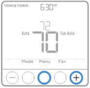 Honeywell - T6 Pro - Installer system test Step 1 Installer system test Step 1