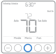 Honeywell - T6 Pro - Set the time Set the time
