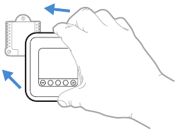 Honeywell - T6 Pro - Thermostat mounting Thermostat mounting
