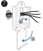 Honeywell - T6 Pro - UWP Mounting System installation Step 3 UWP Mounting System installation Step 3