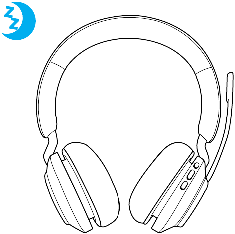 Jabra - Evolve2 65 - Sleep mode Sleep mode