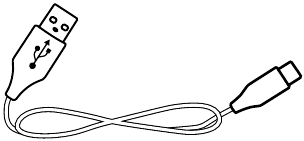 Jabra - Evolve2 65 - USB-A to USB-C charging cable USB-A to USB-C charging cable