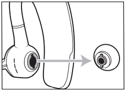 Plantronics - Poly Voyager 5200 Series - Change the eartip Step 2 Change the eartip Step 2