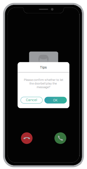 Meco - Smart Home Video Doorbell - Leave A Voice Message Step 4 Leave A Voice Message Step 4