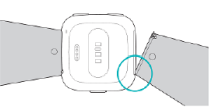 Fitbit Zip - Versa - Attach a wristband Step 1 Attach a wristband Step 1