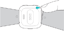 Fitbit Zip - Versa - Attach a wristband Step 2 Attach a wristband Step 2