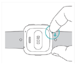 Fitbit Zip - Versa - Remove a wristband Step 1 Remove a wristband Step 1