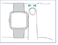 Fitbit Zip - Versa - Wear Versa Step 1 Wear Versa Step 1