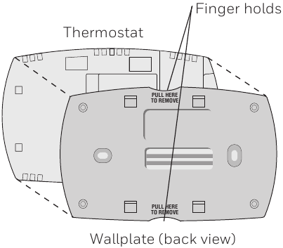 Honeywell - RTH6500WF - Installing your thermostat Step 5 Installing your thermostat Step 5