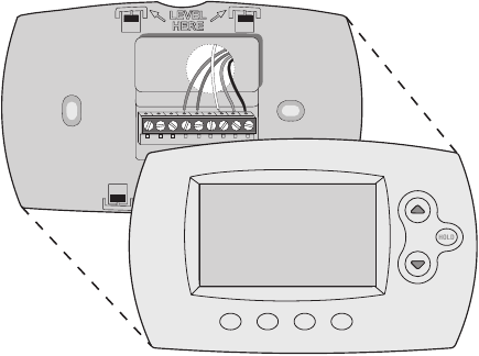 Honeywell - RTH6500WF - Installing your thermostat Step 8 Installing your thermostat Step 8