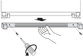 Whirlpool - WRX735SDHZ - BASE GRILLE Style 2 BASE GRILLE Style 2