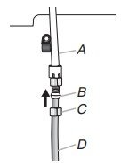 Whirlpool - WRX735SDHZ - Connect to Refrigerator Step 1 Connect to Refrigerator Step 1