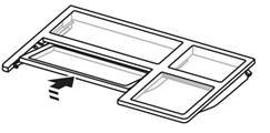 Whirlpool - WRX735SDHZ - Foldaway Shelf (on some models) Foldaway Shelf (on some models)
