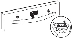 Whirlpool - WRX735SDHZ - Freezer Door Handle Style 5 Freezer Door Handle Style 5