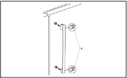 Whirlpool - WRX735SDHZ - Refrigerator Door Handle Style 4 Refrigerator Door Handle Style 4