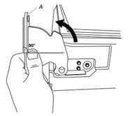 Whirlpool - WRX735SDHZ - RESET THE DOOR HINGE Step 3 RESET THE DOOR HINGE Step 3