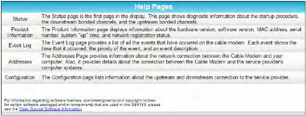 Arris - SB6183 - Get help Get help