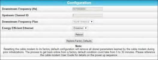 Arris - SB6183 - View the SB6183 cable modem configuration View the SB6183 cable modem configuration