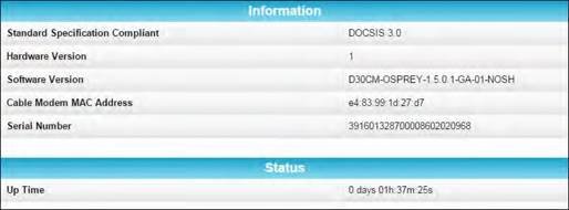 Arris - SB6183 - View the SB6183 product information View the SB6183 product information