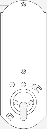 Schlage - Connect Smart Deadbolt - Backplate Backplate