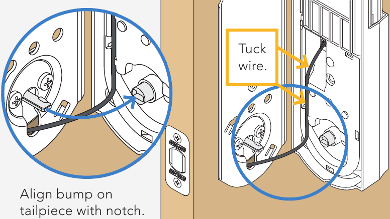 Schlage - Connect Smart Deadbolt - Installation Step 7 Installation Step 7