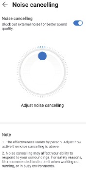 Huawei - FreeBuds 3 - ANC Settings Step 3 ANC Settings Step 3