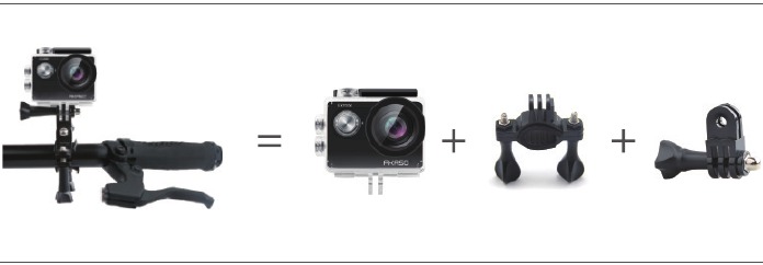 Akaso - EK7000 - MOUNTING YOUR CAMERA Step 3 MOUNTING YOUR CAMERA Step 3