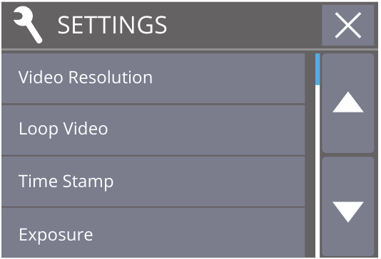 Akaso - EK7000 - Settings Settings