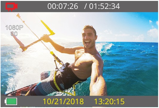 Akaso - EK7000 - Video Mode Video Mode