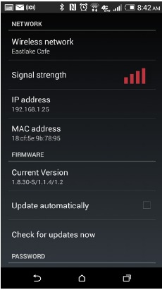 Hitachi - W50 - Firmware updates Step 3 Firmware updates Step 3