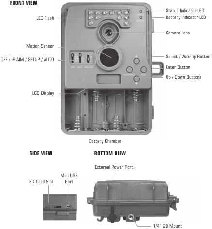 Moultrie - A-5 - CAMERA OVERVIEW CAMERA OVERVIEW