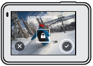 GoPro - HERO7 Silver - SETTING EXPOSURE CONTROL USING LOCKED EXPOSURE SETTING EXPOSURE CONTROL USING LOCKED EXPOSURE