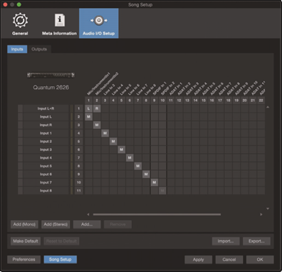 PRESONUS - Quantum 2626 - Configuring Your I/O Step 3 Configuring Your I/O Step 3