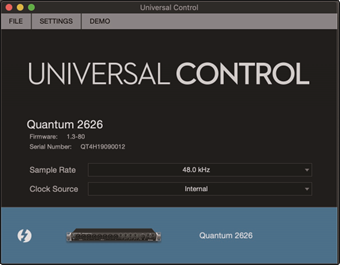 PRESONUS - Quantum 2626 - UC Surface Launch Window UC Surface Launch Window